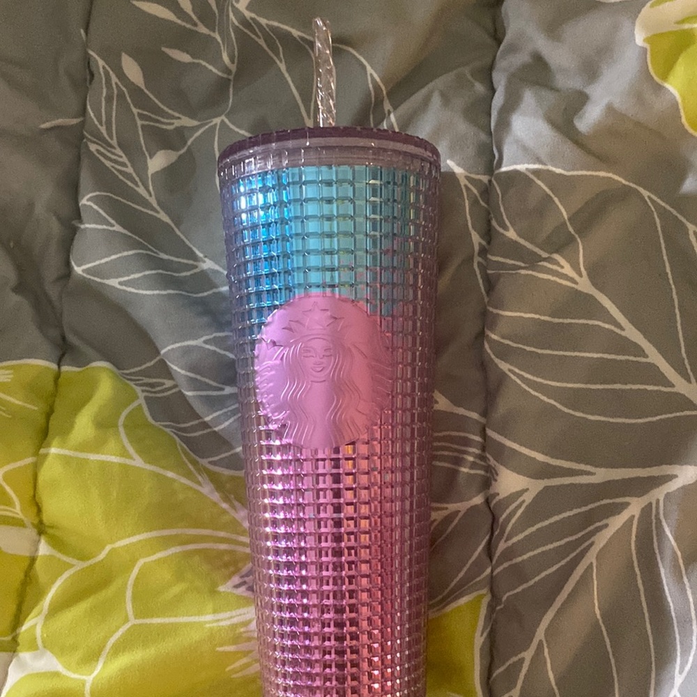 Starbucks Tumbler pink/blue 24 oz
